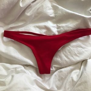Rare Coulbourne Red Bikini bottoms